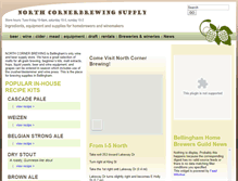 Tablet Screenshot of northcornerbrewing.com